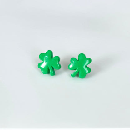 Shamrock Stud Earrings