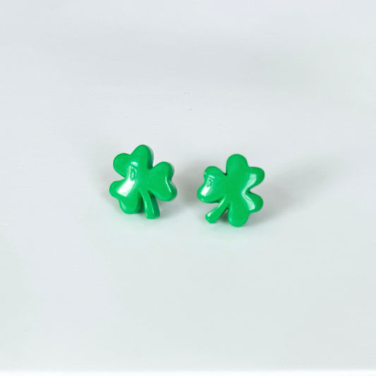 Shamrock Stud Earrings