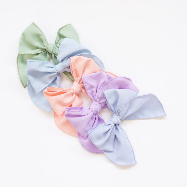 Muted Hand-Tied Bow