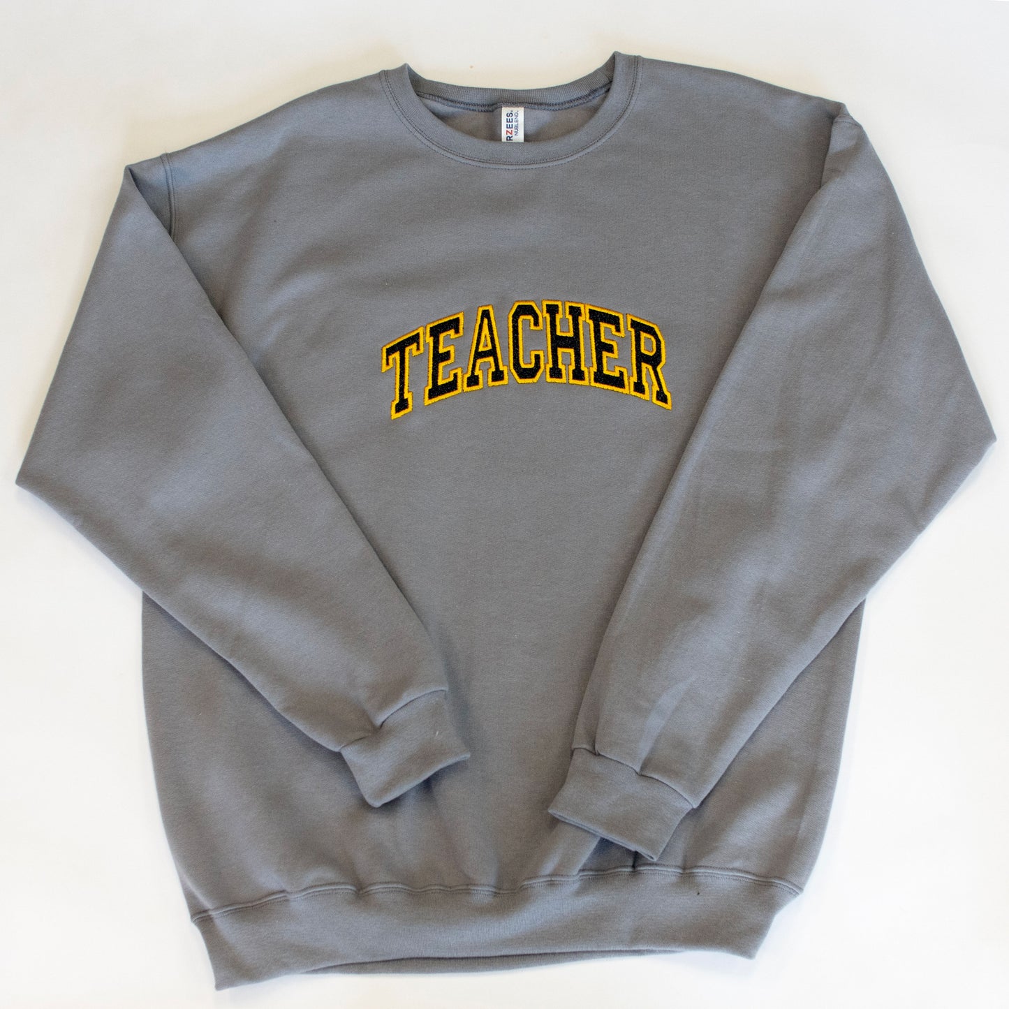 Teacher GLITTER Crewneck