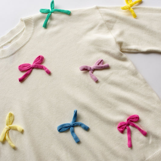 Bow Knot Oversized Sweater